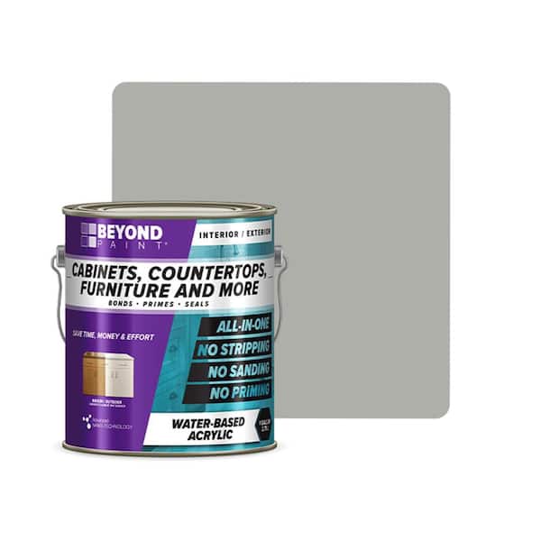 1 gal. Soft Gray Cabinets, Countertops, Furniture and More Multi-Surface All-in-One Interior/Exterior Refinishing Paint