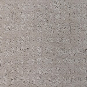 8 in. x 8 in. Pattern Carpet Sample - Wandering Scout - Color Acorn