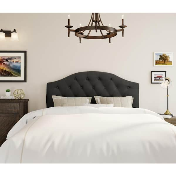 Baxton Studio Myra Black Queen Headboard 28862 6426 HD The Home