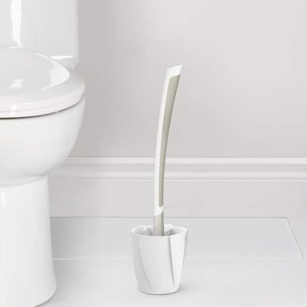 Better Living #17050 LOOEEGEE White/Black Hygienic Toilet Squeegee 