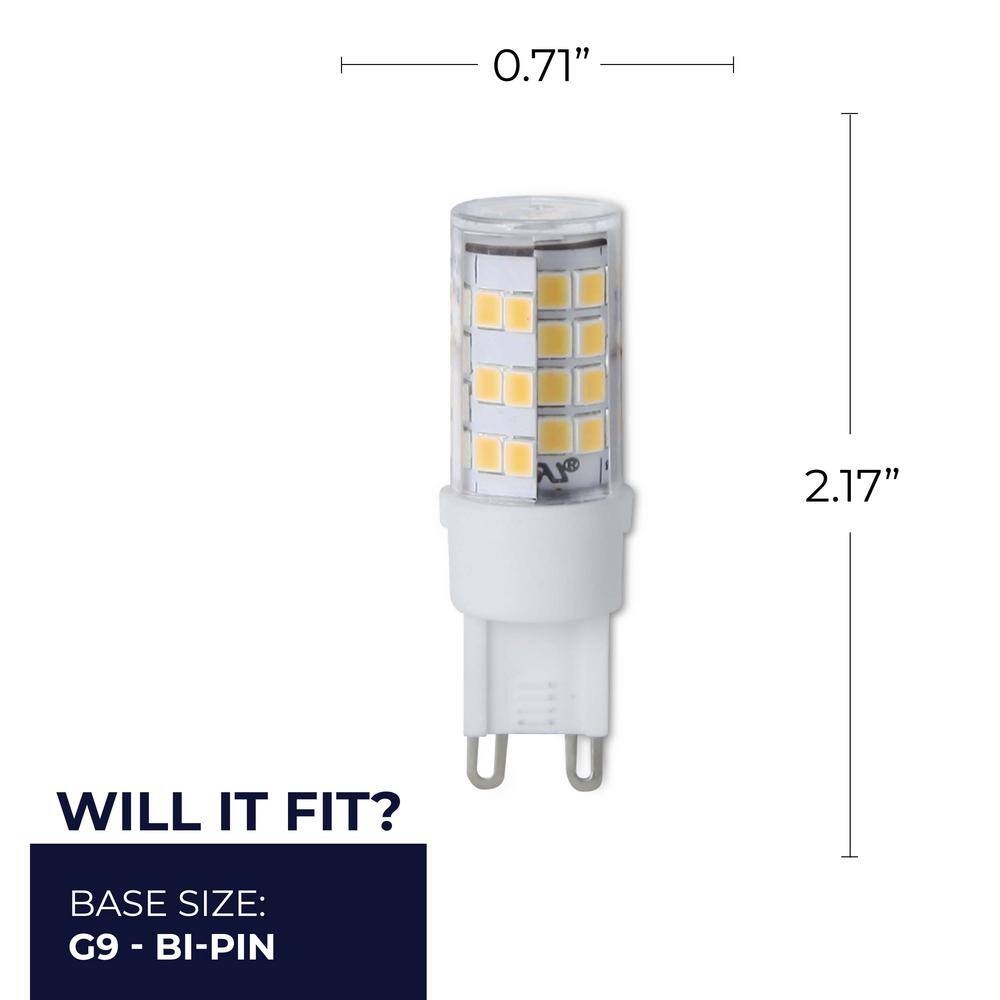 Clear Dimmable G9 Bi-Pin LED Bulbs for Commercial Use