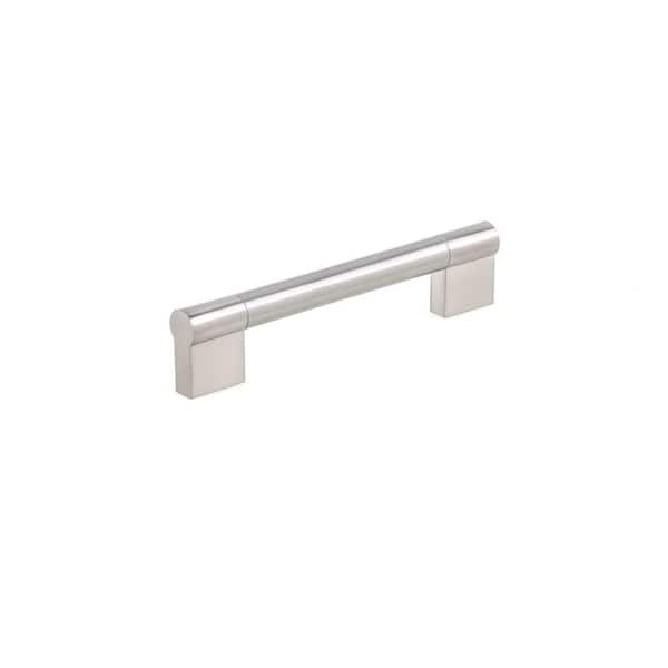 Richelieu Hardware Avellino Collection 5 1/16 in. (128 mm) Brushed Nickel Modern Cabinet Bar Pull
