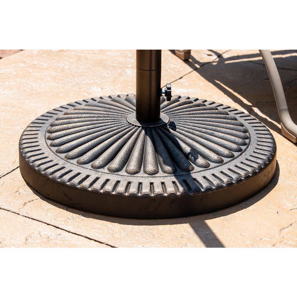 Bronze Textured Metal 31-lb Classic Patio Umbrella Base