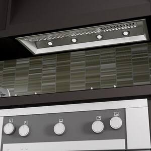 ZLINE 46 in. Ducted Wall Mount Range Hood Insert in Stainless Steel (721-46)