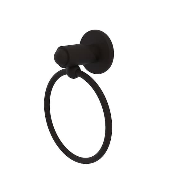 Allied Brass Soho Collection Wall Mounted Towel Ring Towel Ring in Oil Rubbed Bronze
