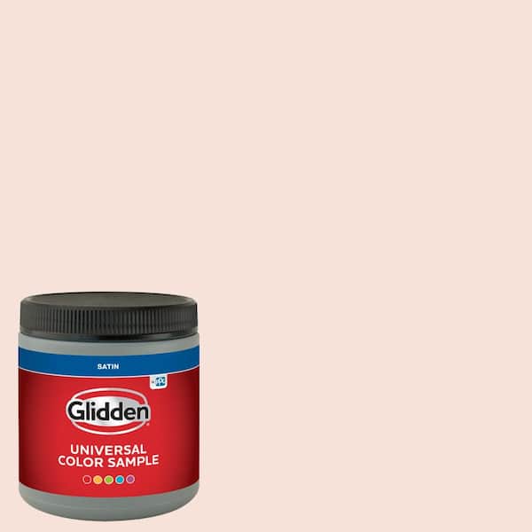 Glidden 8 oz. PPG1193-2 Flamingo Peach Satin Interior Paint Sample