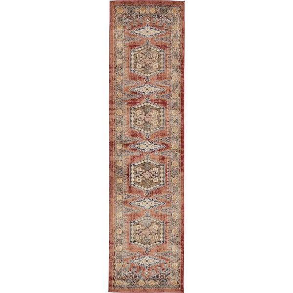 Utopia Larissa Peach 2' 7 x 10' 0 Runner Rug