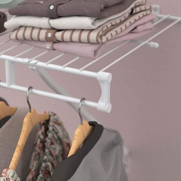 Wardrobe Storage Rack Hanging Basket Under Clapboard Kitchen