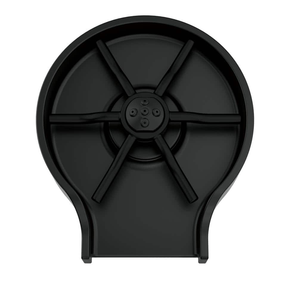 Matte Black Stainless Steel Glass Rinser with Pull-out Spray