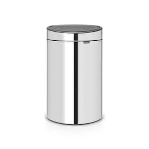 10.6 Gal. (40L) Brilliant Steel Touch Top Trash Can