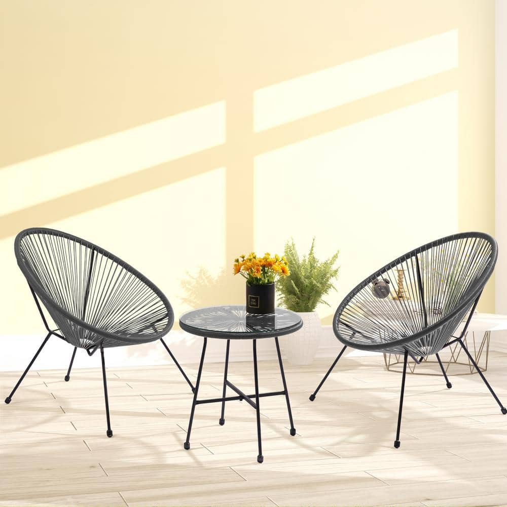 acapulco chair set with table