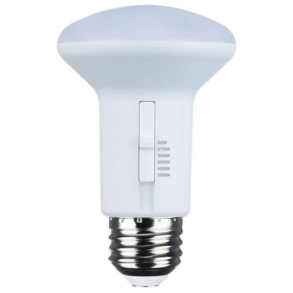50-Watt Equivalent 27/3/35/4/5K R20 T20 T24 Dimmable Indoor Reflector LED Light Bulb (48-Pack)