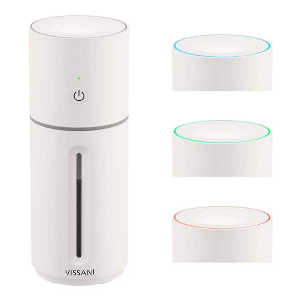 Vissani 10 oz. Portable Cool Mist Humidifier, Top Fill, Color