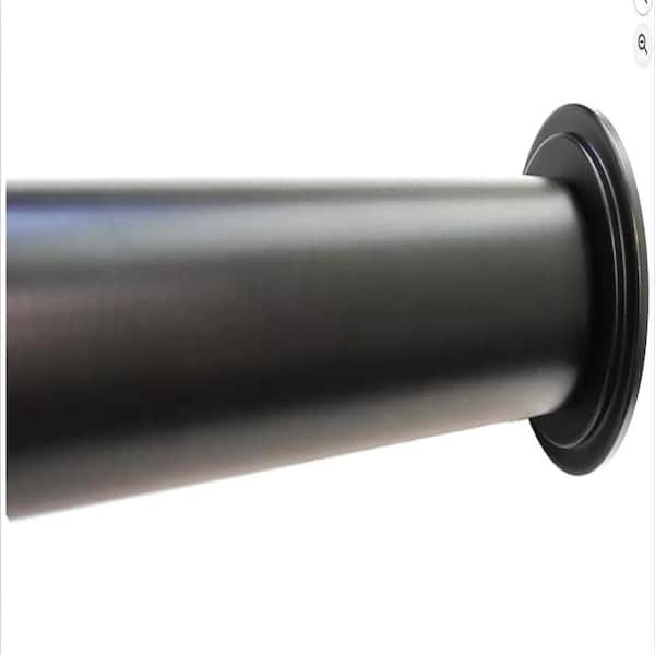 1" No Drilling Shower Closet Window Metal Premium Adjustable Tension Rod, Heavy Duty, 24-inch to 42-inch