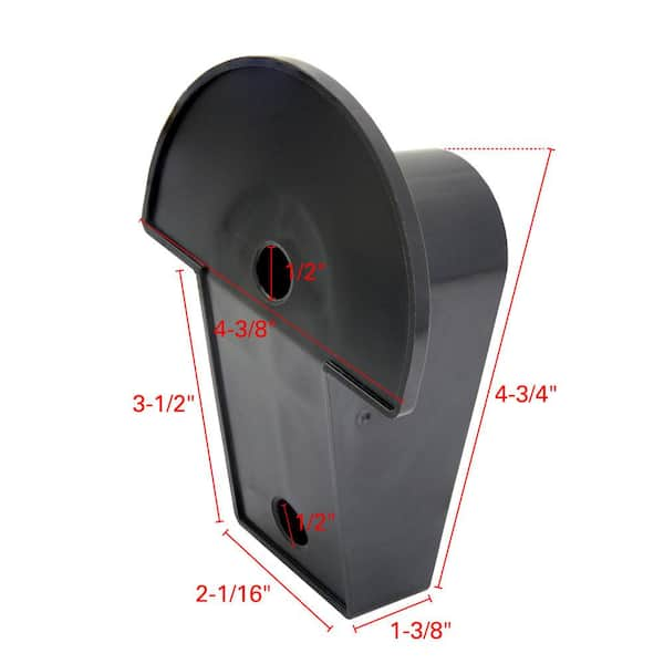 Wall Mounted Mini Helmet L Shaped Display Stand Vertical 