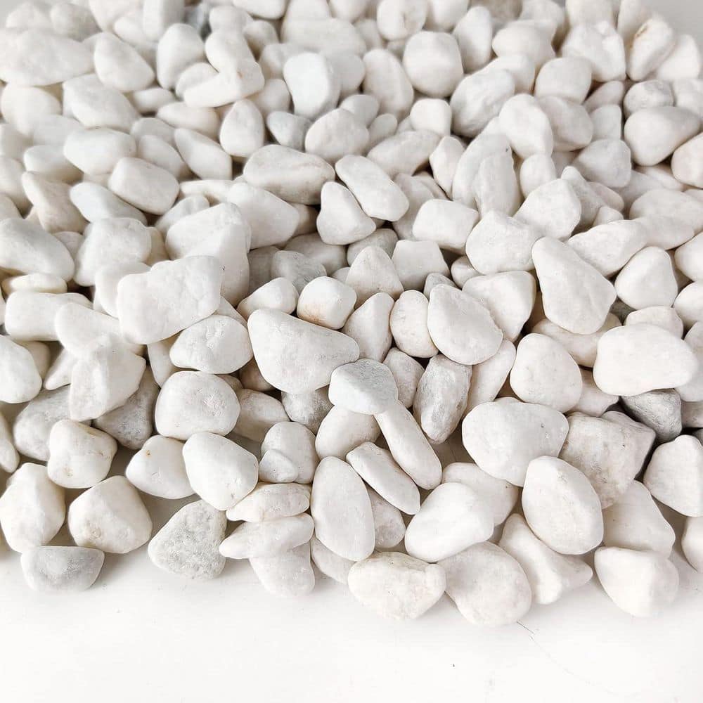 1/2 in. White Matted Pebbles for Outdoor Garden, Landscape, Walkway and Aquarium Decor 18 lbs. Bag price history on PriceWatchPro
