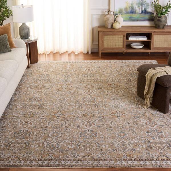 Sarafina 10 ft. x 13 ft. Beige/Green Persian Area Rug