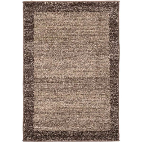 Unique Loom Doormat 2x3 Natural Accent Rug