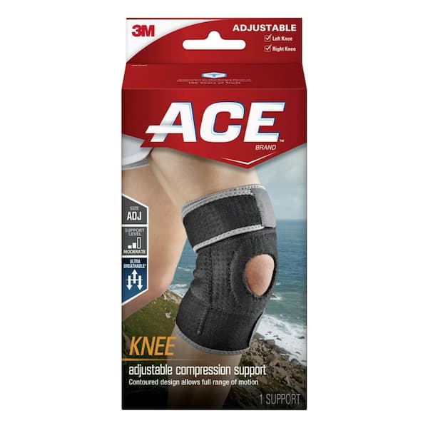 Ace 1-Size Adjustable Knee Support 207247-4 - The Home Depot