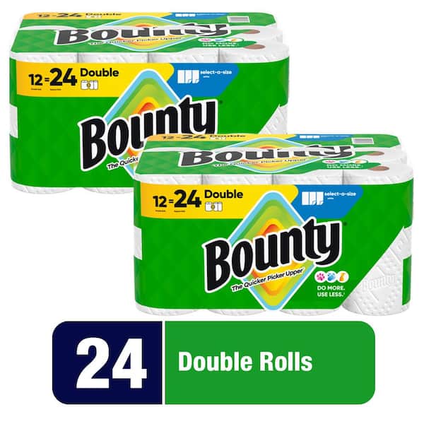 White Select-A-Size Paper Towel Roll (24 Double Rolls)