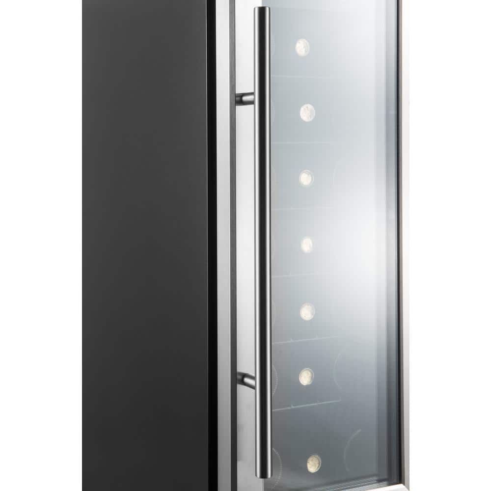 Stainless Steel 21-Bottle Single Zone Wine Cooler