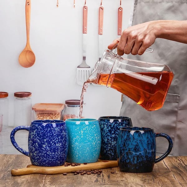 Large Pottery Mug, 16/32 oz, Drinking glass, Coffee Mug, Handmade Ceramic  Mug,Hand painting Mug, Pottery Handmade Mug, Housewarming Gift