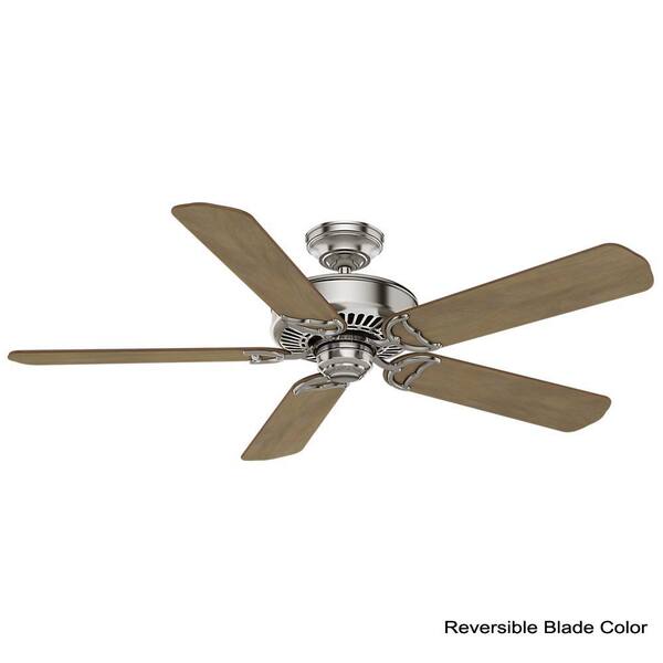 Casablanca Panama 54 In Indoor Brushed, Brushed Nickel Ceiling Fan Without Light
