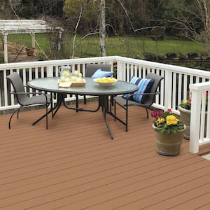 5 gal. #SC-158 Golden Beige Solid Color Waterproofing Exterior Wood Stain and Sealer