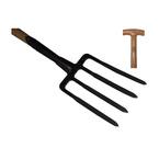 37 in. L Handle 48 in. L Four Prong Garden Fork or Potato Fork