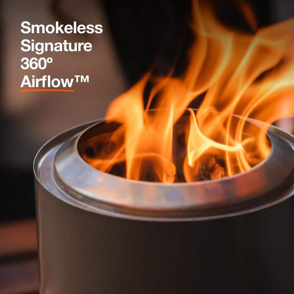 Mesa XL Stainless Steel Smokeless Tabletop Fire Pit