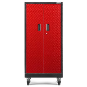 Premier 30 in. W x 65.25 H x 18 in. D Steel Freestanding Cabinet in Red Tread