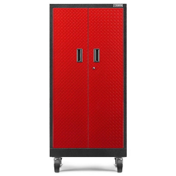 Gladiator Premier 30 in. W x 65.25 H x 18 in. D Steel Freestanding Cabinet in Red Tread
