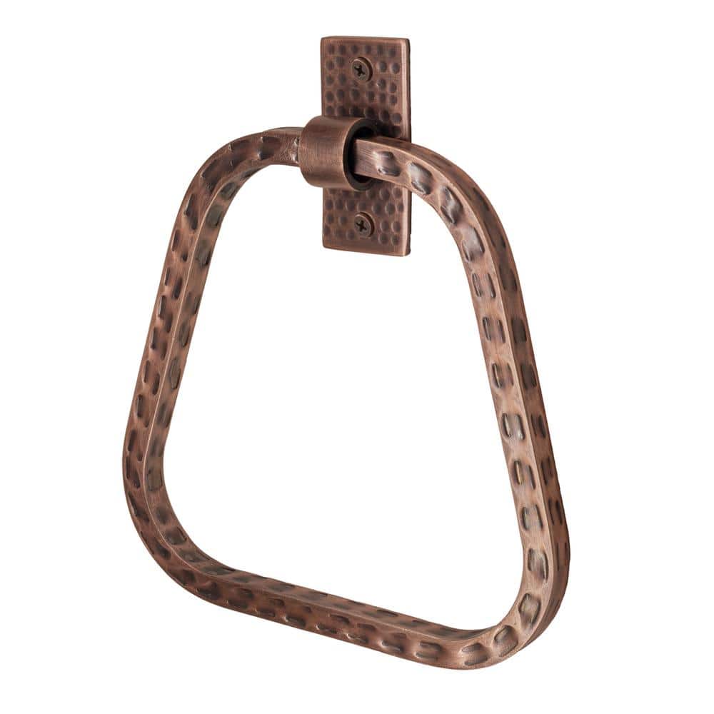 Hammered Wall Mount Towel Ring in Antique Copper price history on PriceWatchPro