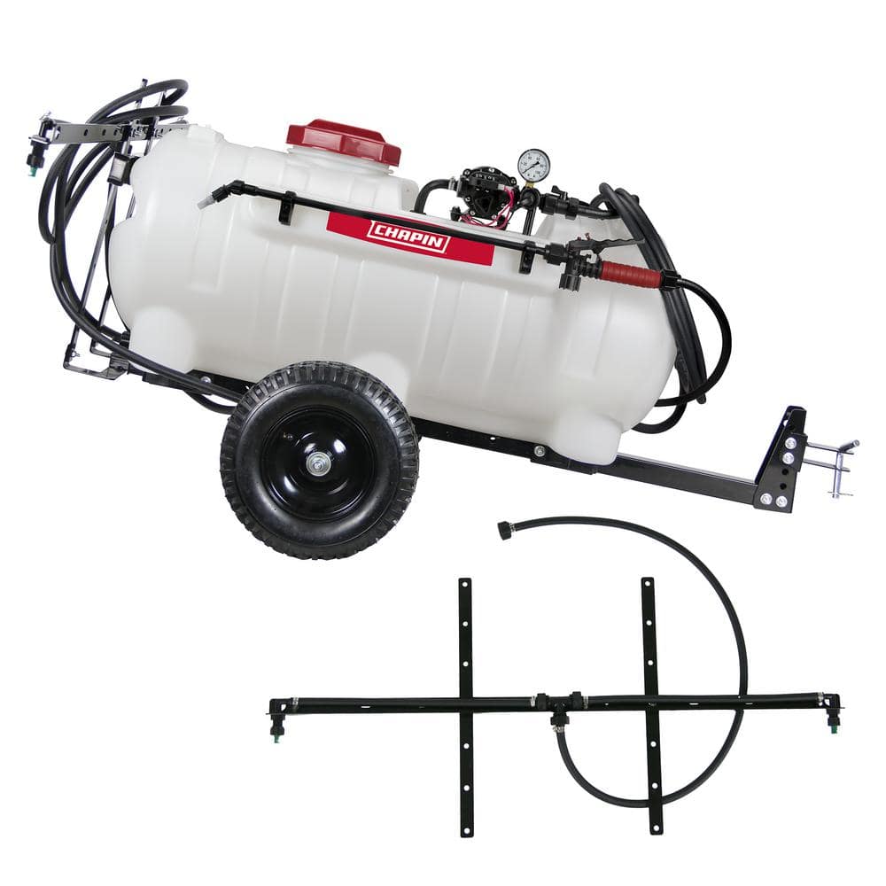 Chapin 97664: 15 gal. Tow-Behind 2.5GPM/12V EZ Mount Deluxe Multi-Purpose ATV/UTV Tank Sprayer