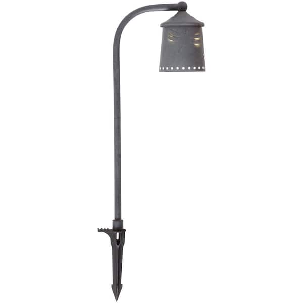 Hampton Bay Low-Voltage Black Outdoor Integrated LED Landscape Path Light  with Ribbed Glass Lens NXT-LV-2002 - The Home Depot