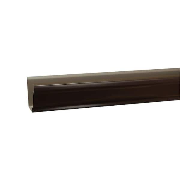 Amerimax Home Products 5 in. x 10 ft. Musket Brown Aluminum K-Style Gutter