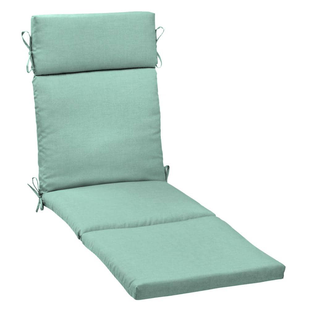 UPC 070145082599 product image for 21 in. x 72 in. Outdoor Chaise Lounge Cushion in Aqua Leala | upcitemdb.com