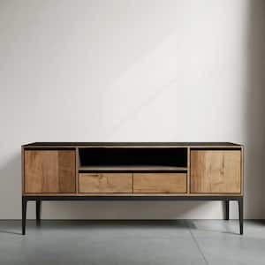 Kolt 60 in. Natural Color Finish, Wide TV Stand