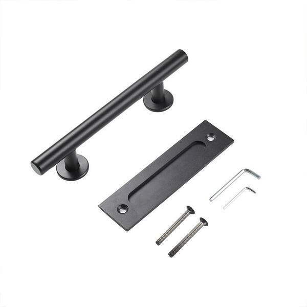 Black Lock Latch Durable Barn Sth Home Appliance Hardware Stainless Steel sy Install Sliding Door