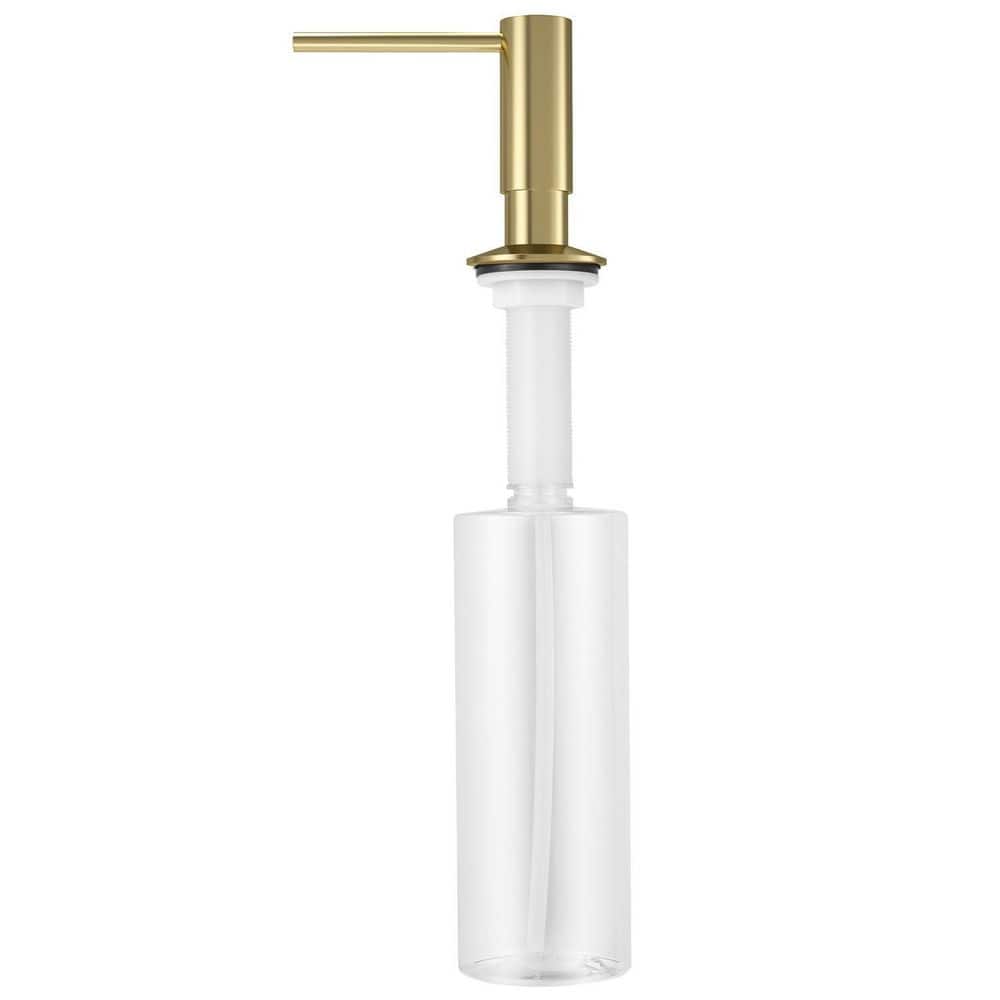 Gold Sink Soap Dispenser with 12 oz. PET Bottle, Metal Pump Head Liquid Lotion Dispenser for Kitchen and Bathroom price history on PriceWatchPro