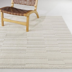 Clifton Cream 5 ft. 3 in. x 7 ft. Abstract Area Rug