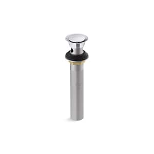 Premium Clicker Drain with Overflow in Polished Chrome