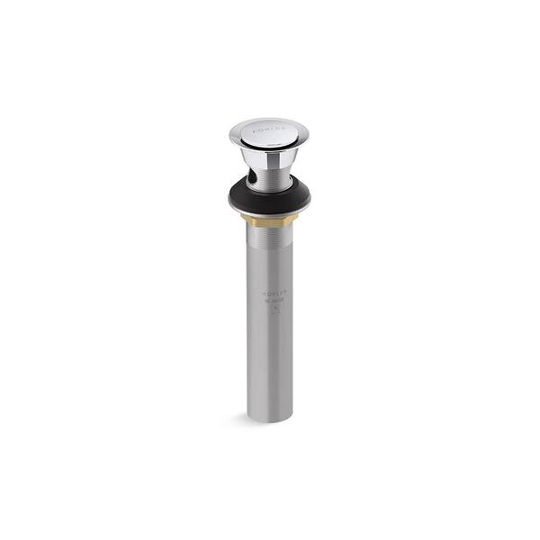 thumbnail interactive-video image 1 of Dia Single-Hole Single-Handle Bathroom Faucet With Push Large Polished Chrome 1 of 11