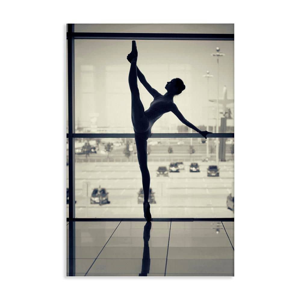 Practicing Ballerina Stance by Incado Unframed People Graphic Art Print 45 in. x 30 in. price history on PriceWatchPro