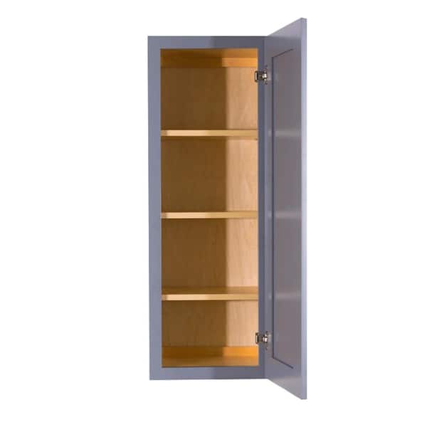 Lifeart Cabinetry Lancaster Shaker, Shallow Wall Shelves With Doors