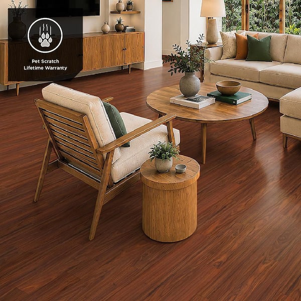 Outlast plus Moradillo 12 mm T x 5.23 in. W x 47.24 in. L Waterproof Laminate Wood Flooring (13.74 sq. ft. /case)