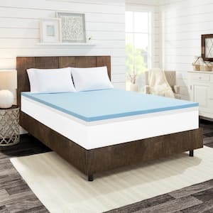 ComfortDuo 4 in. Full Customizable Memory Foam Mattress Topper