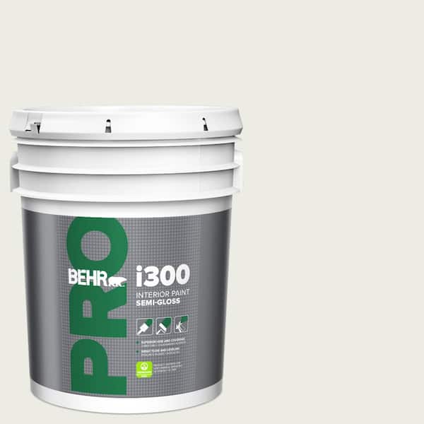 BEHR PRO 5 gal. #BWC-20 Melting Icicles Semi-Gloss Interior Paint