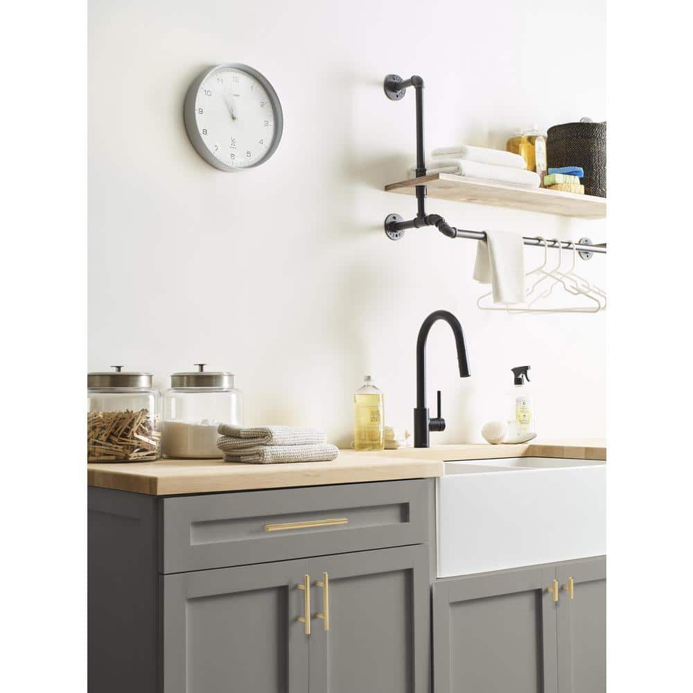 Champagne Bronze Modern Bar Pull Knob with Mounting Hardware