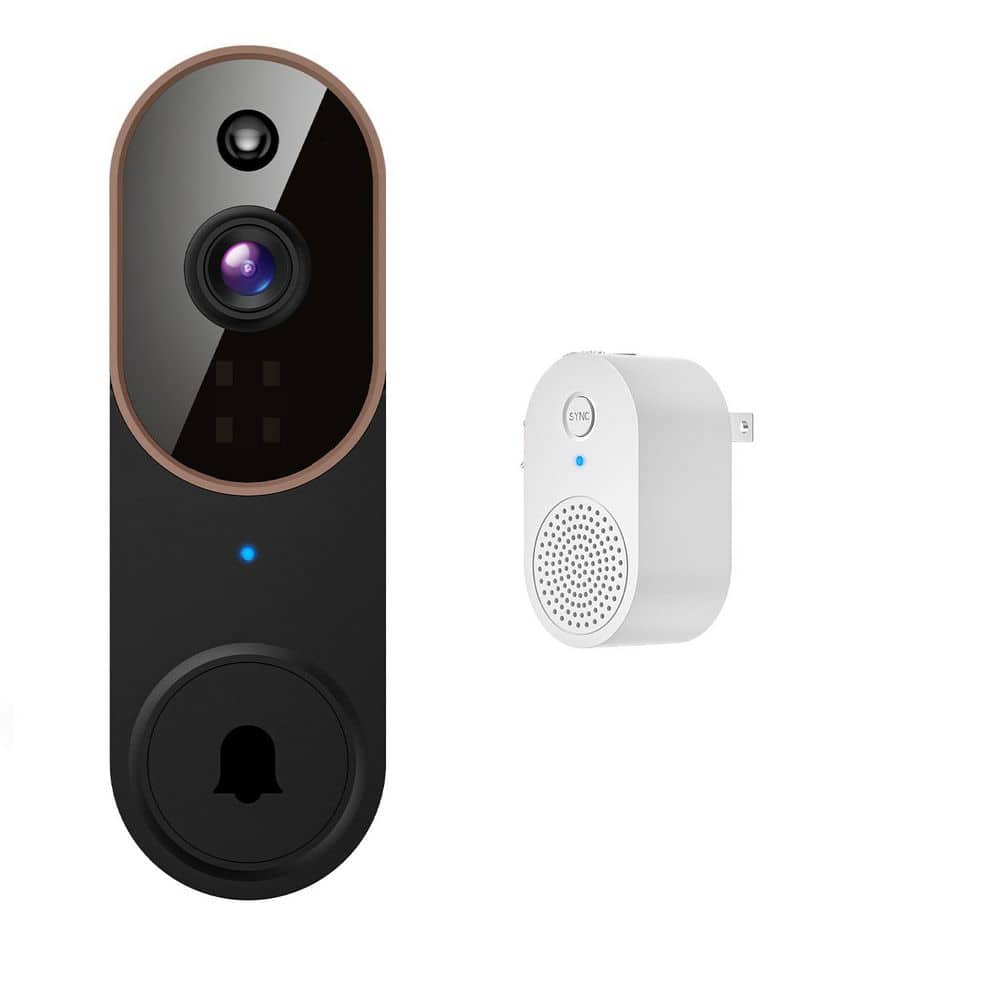 Wi-Fi Plug-In Video Doorbell Camera with 2-Way Audio, AI Montion Detection 